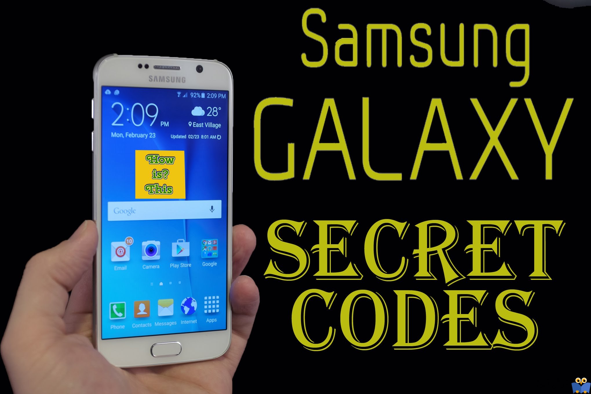 کدهای مخفی گوشی Samsung Galaxy 