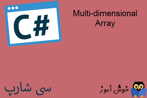 آموزش زبان #C : آرایه های چند بعدی (Multi-dimensional Array)