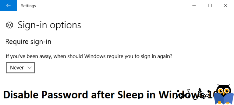 چگونه در حالت Sleep سریع و بدون وارد کردن رمز عبور به ویندوز لاگین کنیم؟