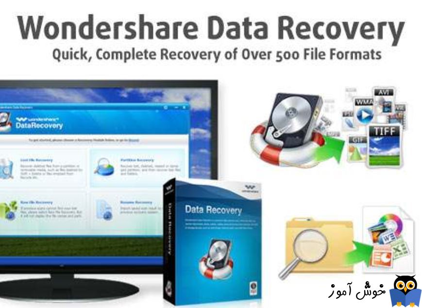 ریکاوری اطلاعات حذف شده با استفاده از نرم افزار Wondershare Data Recovery