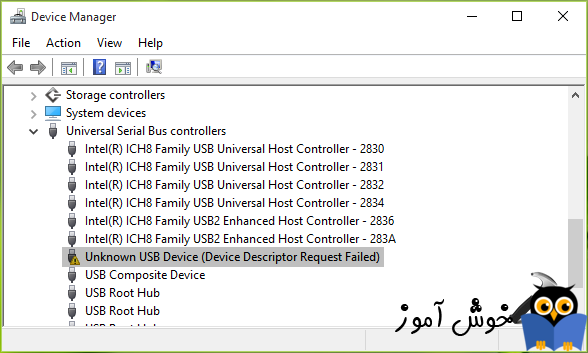 رفع مشکل Unknown USB Device Link in Compliance Mode در Device manager ویندوز