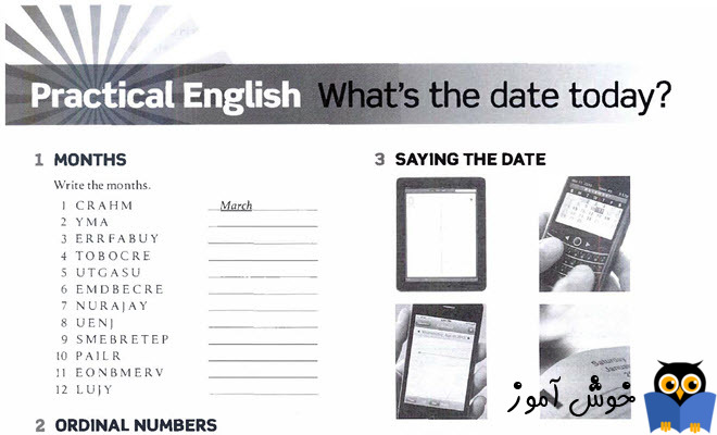 Workbook: Practical English, What is the date today