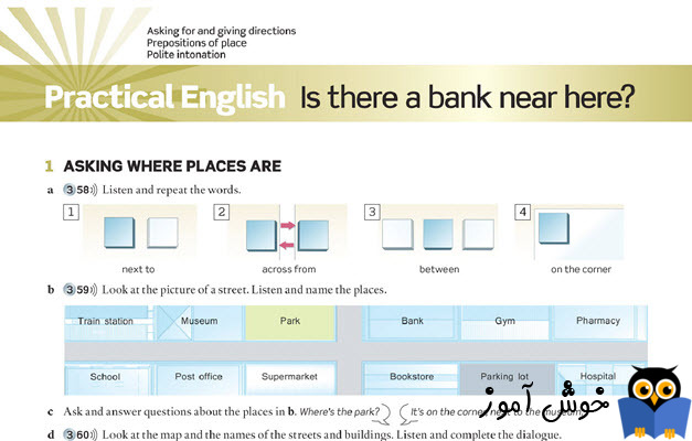 Practical English: Is there a bank near here