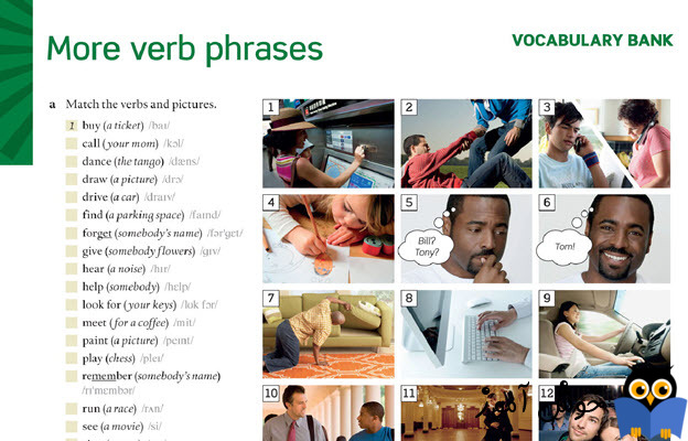 More verb phrases