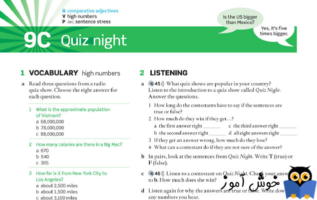 9C Quiz night