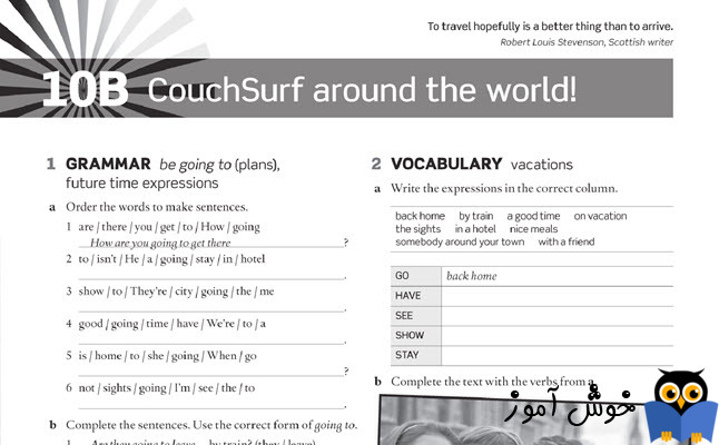 Workbook: 10B CouchSurf around the world