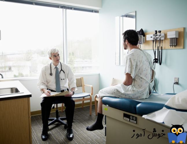 یادگیری انگلیسی آمریکایی-مکالمات و دیالوگ های روزمره- مکالمه 2-2: در مطب پزشک(Dialogue 2-2: At the Doctor’s Office)