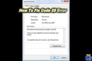 برطرف کردن ارور Error Code 28 در کارت شبکه