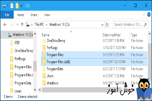 تفاوت فولدر C:\Program Files با فولدر C:\Program Files(X86