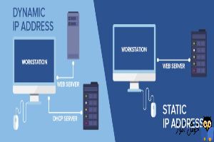 تفاوت static IP address و dynamic IP address