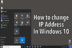 اختصاص دادن و یا تغییر ip address در ویندوز