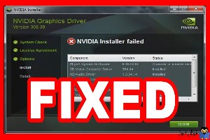 رفع ارور NVIDIA Installer Failed