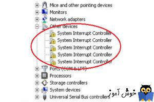 رفع مشکل System Interrupt Controller در Device manager ویندوز