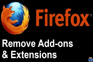 آموزش غیرفعال کردن و یا حذف Add-ons ها در مرورگر فایرفاکس
