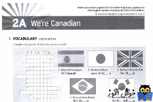Workbook: 2A We're Canadian