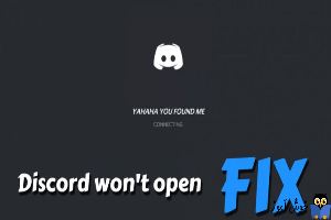 رفع ارور Discord won’t open