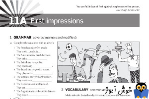 Workbook: 11A First impressions