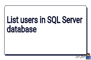 لیست دیتابیس هایی که کاربران در SQL Server ایجاد کرده اند