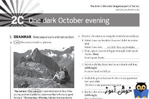 Workbook: 2C One dark October evening