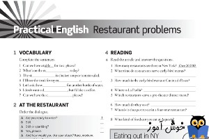 Workbook: Practical English: Episode 2 Restaurant problems