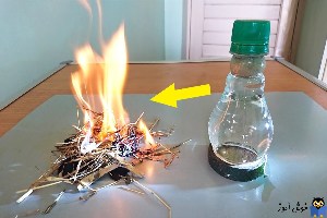نحوه روشن کردن آتش با استفاده از لامپ