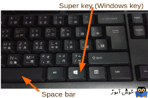 رفع مشکل کار نکردن کلید Windows key + Space