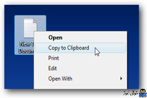 چگونه محتوای فایل متنی را با کلیک راست در Clipboard ویندوز قرار دهیم؟